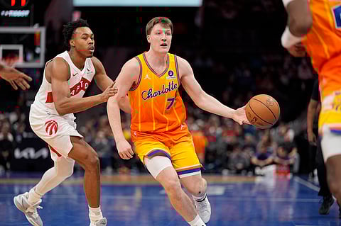 Kon Knueppel of Charlotte Hornets