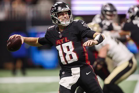 Kirk Cousins in action with Atlanta Falcons