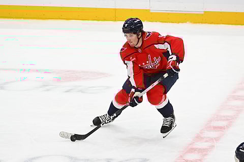Washington Capitals right wing Ryan Leonard