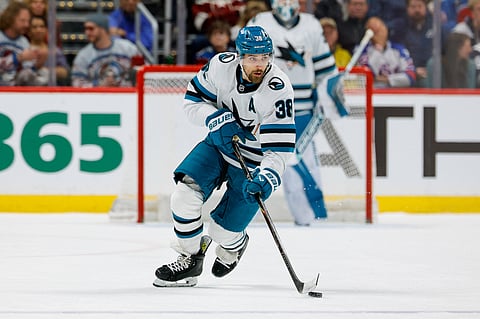 San Jose Sharks defenseman Mario Ferraro