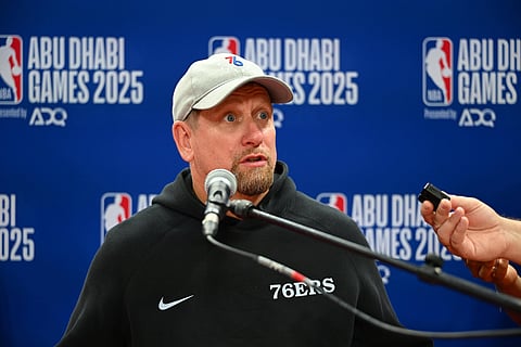 Philadelphia 76ers coach Nick Nurse
