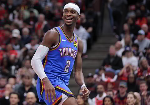 Shai Gilgeous-Alexander of Oklahoma City Thunder