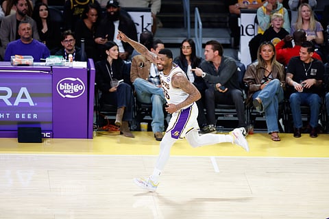 Marcus Smart of Los Angeles Lakers