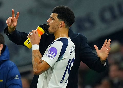 Dominic Solanke against Crystal Palace