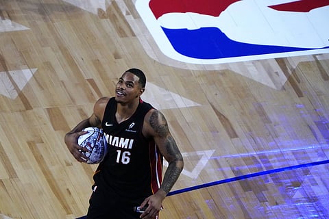 Keshad Johnson of Miami Heat