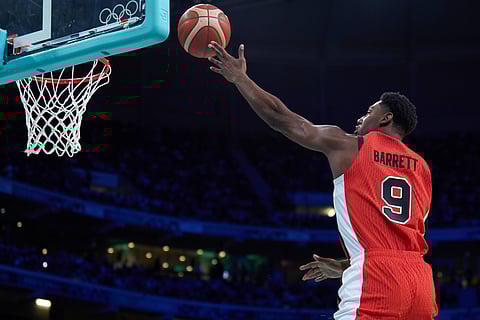 RJ Barrett in action