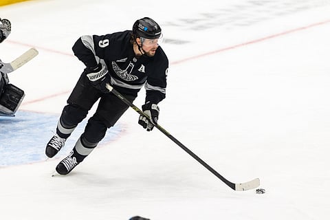 Adrian Kempe of Los Angeles Kings
