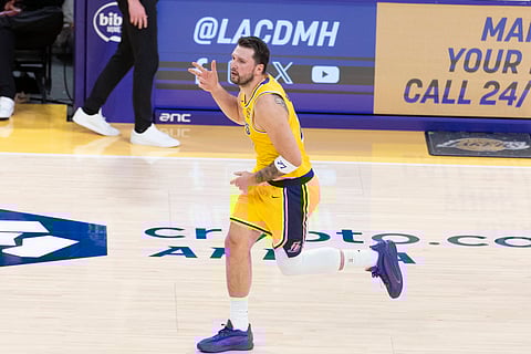 Los Angeles Lakers player Luka Doncic