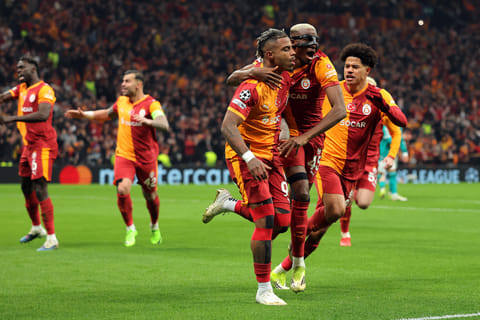 Mario Lemina celebrates after scoring the winner against Liverpool