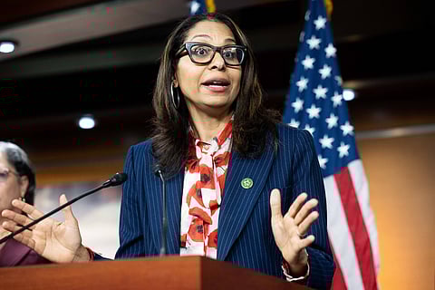 US representative Sydney Kamlager-Dove