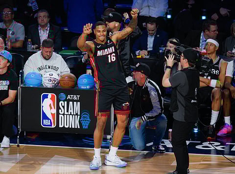 Keshad Johnson of Miami Heat