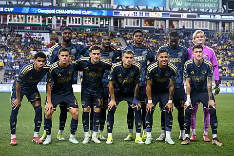 Philadelphia Union players pose for a team photo