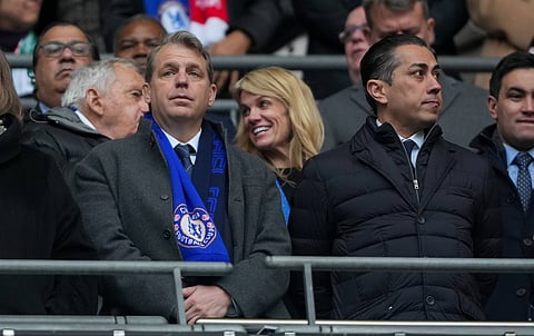 Chelsea owner Todd Boehly and co-owner Behdad Eghbali