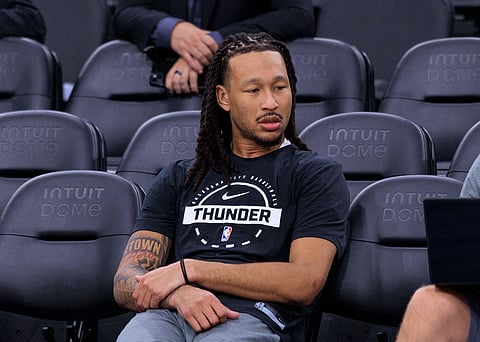 Oklahoma City Thunder player Jaylin Williams