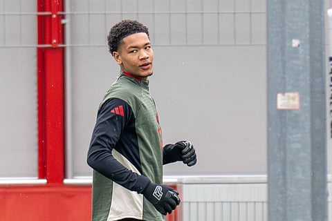 Teen Leonard Prescott during training session