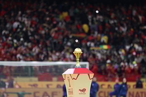 AFCON trophy in display