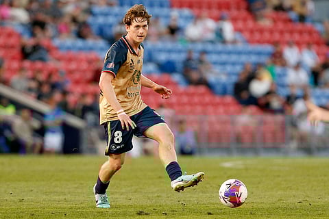 Lachlan Bayliss in action during an A-League match