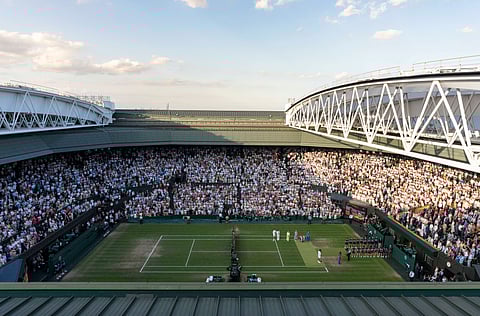 View from the Centre Court, Wimbledon