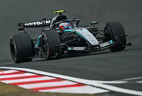 Kimi Antonelli of Mercedes in action