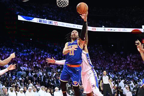 Jalen Brunson in action