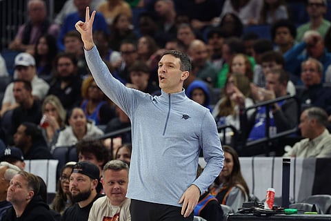 Oklahoma City Thunder head coach Mark Daigneault