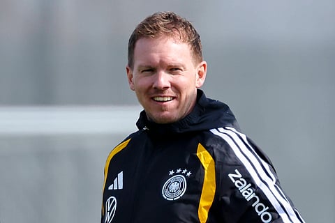 Julian Nagelsmann during training session