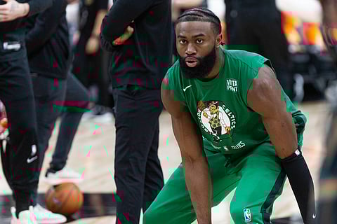 Jaylen Brown in action