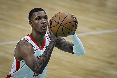 Jabari Smith Jr. in action