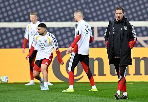 Julian Nagelsmann during national team training session