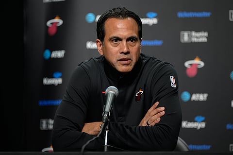 Miami heat coach Erik Spoelstra