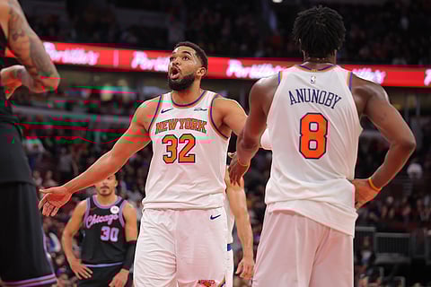Karl-Anthony Towns and OG Anunoby