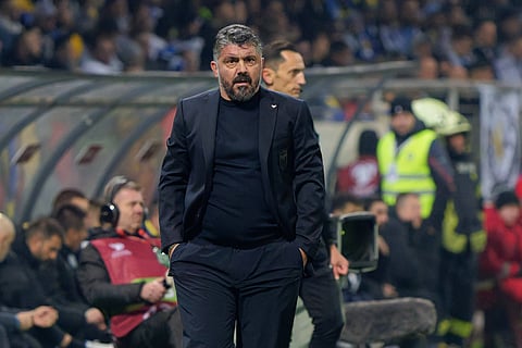 Gennaro Gattuso during playoff final against Bosnia and Herzegovina