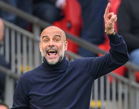 Pep Guardiola during Carabao Cup final