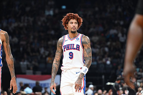 Kelly Oubre in action for Philadelphia 76ers