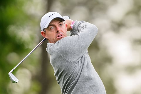 Rory McIlroy at the Masters Golf Tournament