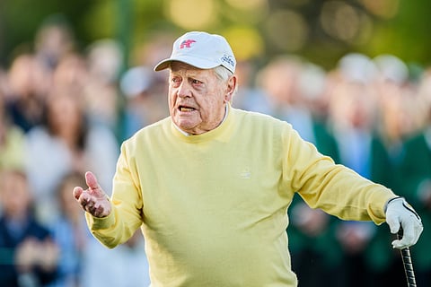 Jack Nicklaus during the Honorary Starters