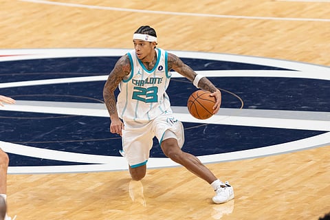 Charlotte Hornets guard Tre Mann