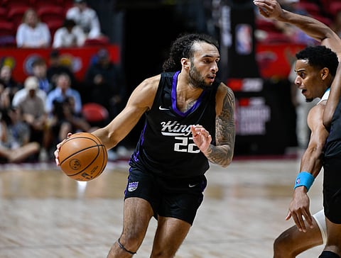 Devin Carter of Sacramento Kings in action