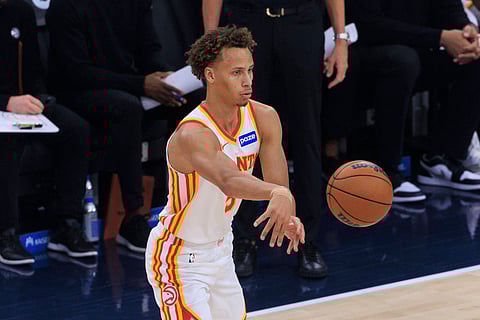 Dyson Daniels of Atlanta Hawks in action
