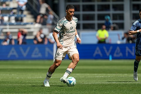 Portland Timbers forward Kevin Kelsy