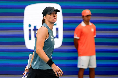 Iga Swiatek during the Miami Open