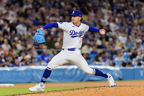 Justin Wrobleski in action against New York Mets