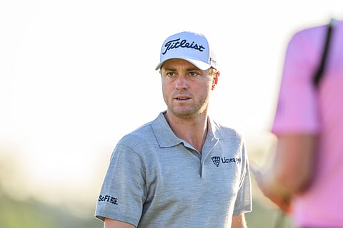 Justin Thomas at the Masters