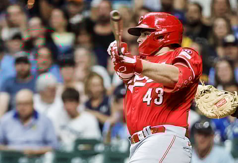 Cincinnati Reds' baseman Sal Stewart