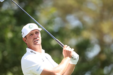 Bryson DeChambeau in action