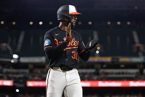 Leody Taveras of Baltimore Orioles