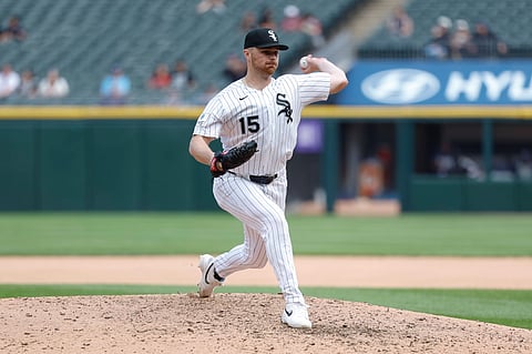 Chicago White Sox's Sean Newcomb in action