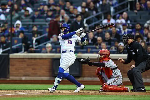 Bo Bichette in action