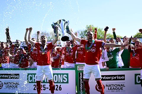 York City lifts the National League trophy