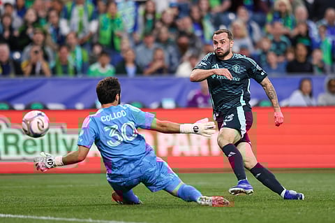 Jordan Morris scores against FC Dallas